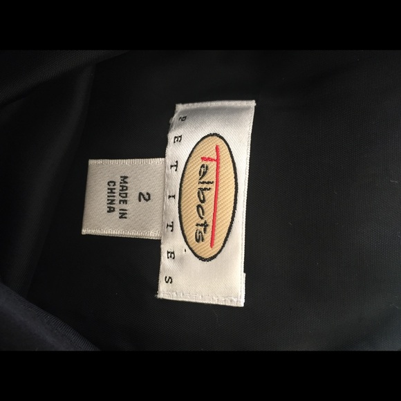 Talbots classy little black dress, size 2 - Picture 3 of 3